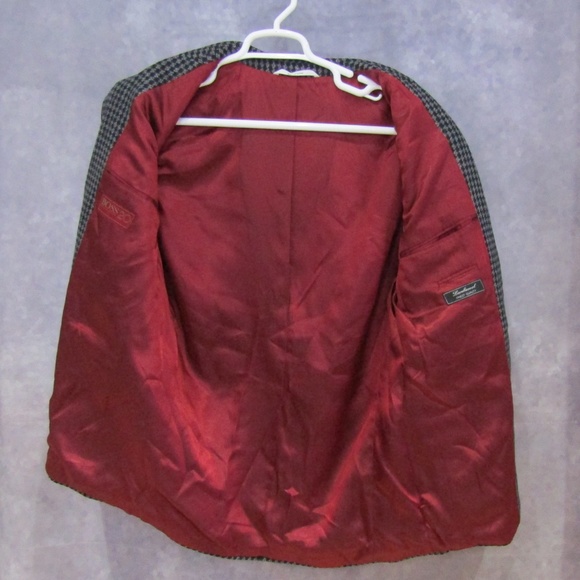 ⚜️HP⚜️ VTG Hugo Boss Germany Lambswool Suit Coat - Picture 3 of 8